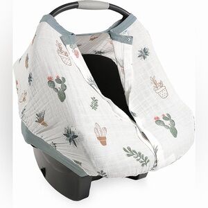 Little Unicorn Baby Car Seat Canopy Breathable Muslin Fabric Magnetic Closure
